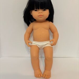 Miniland Anatomically Correct Asian Girl Baby Doll-14”